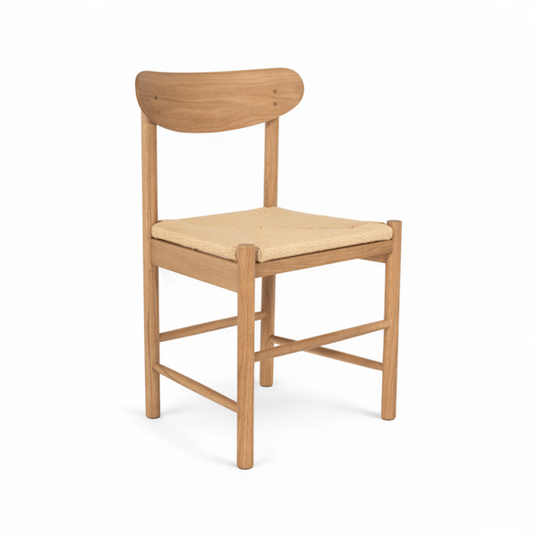 Spisebordsstol i egetræ