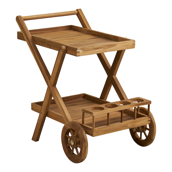 Serveringsvogn teak