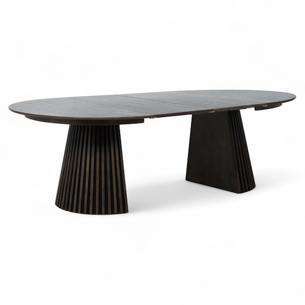 Spisebord røget egetræ