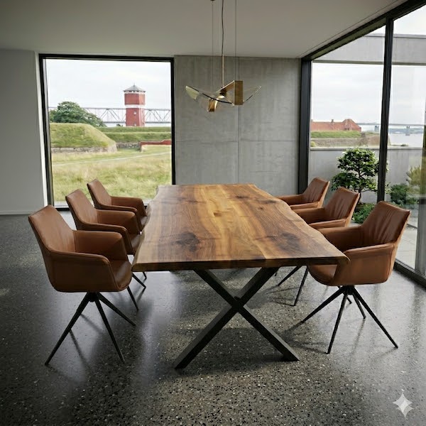 Plankebord i valnød